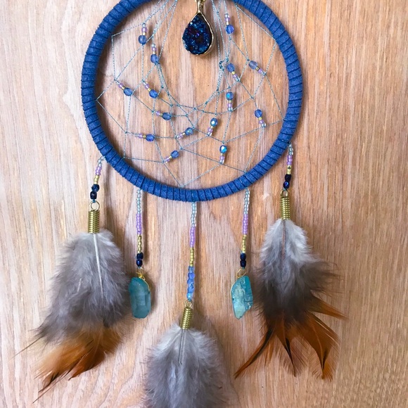 Blue crystal dream catcher - Picture 4 of 4